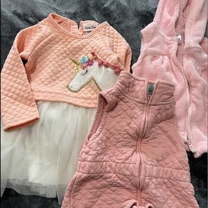 3) pcs dress- jackets toddler girls